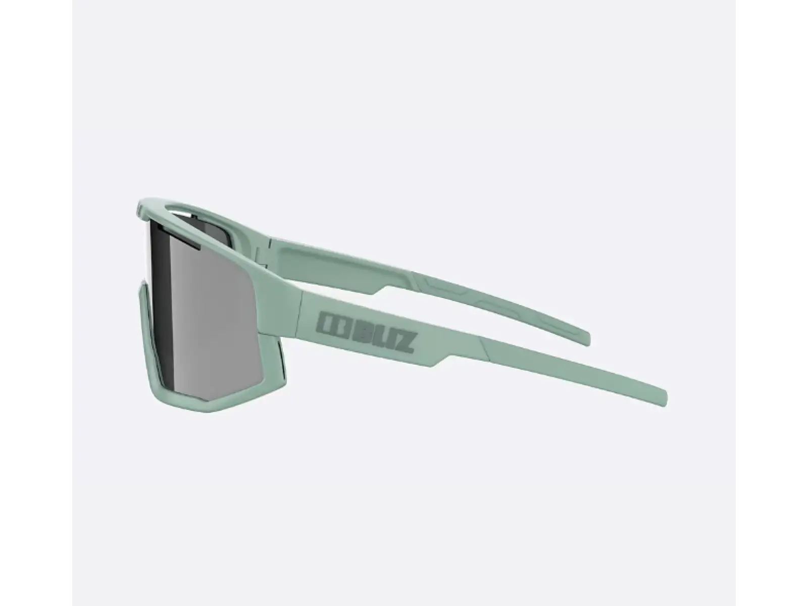 Bliz Fusion Sonnenbrille – Matt Grün mit Smoke Silver Look