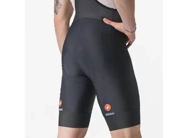 Castelli Entrata 2 Herren Radhosen mit Polsterung und Silikonbeinabschlüssen Schwarz