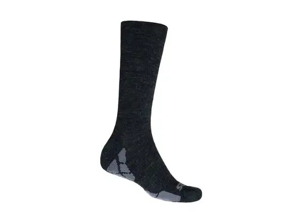 Sensor Hiking Merino Socken schwarz/grau