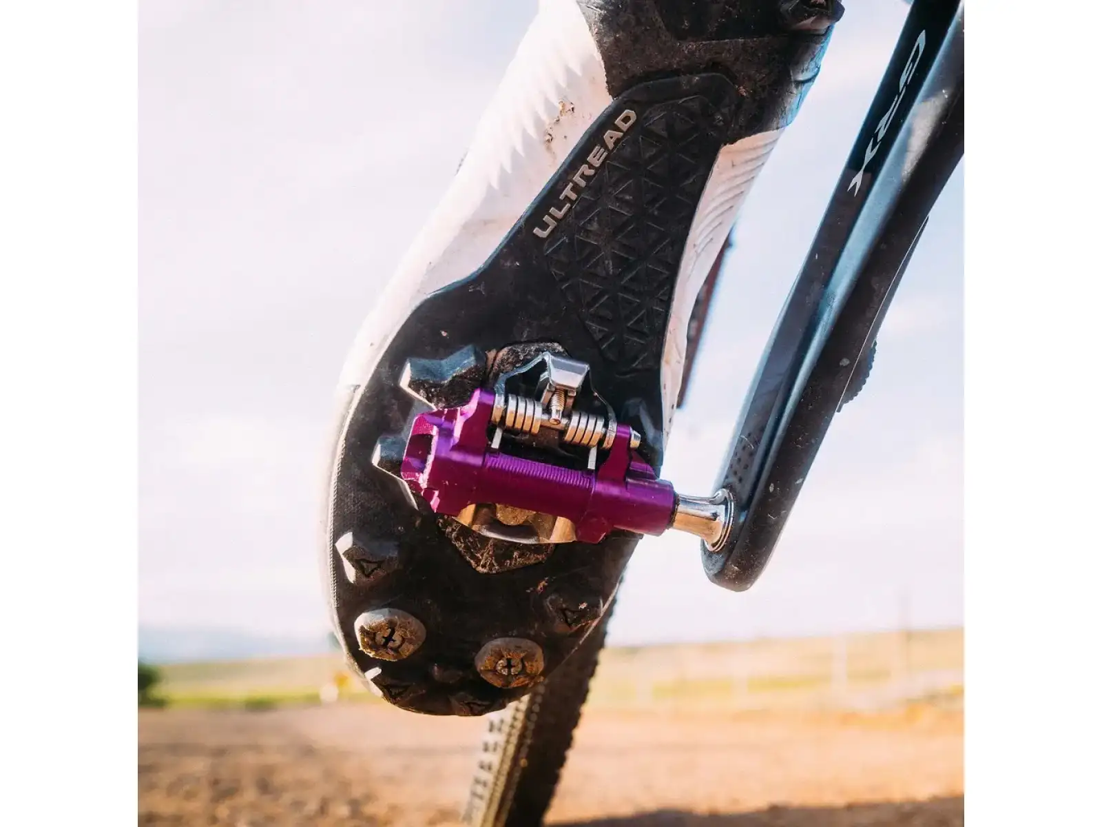 WOLF TOOTH DEL Gravel Race Clipless Pedale Ultraviolet Purple