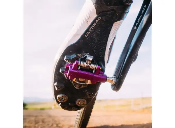 WOLF TOOTH DEL Gravel Race Clipless Pedale Ultraviolet Purple