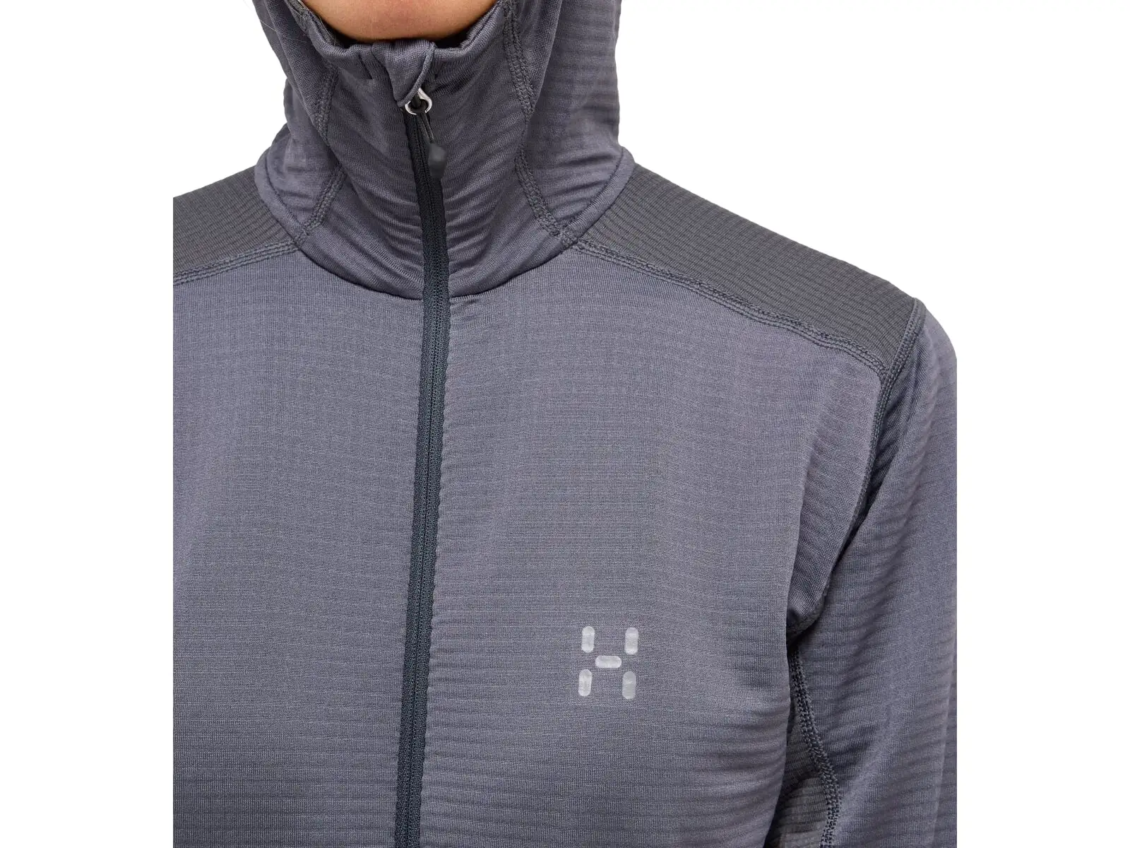 Haglöfs L.I.M Mid Multi Hood Damen Kapuzenpullover dark grey