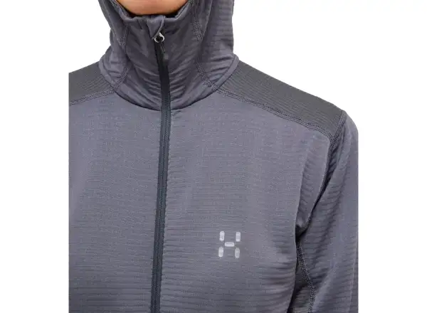 Haglöfs L.I.M Mid Multi Hood Damen Kapuzenpullover dark grey