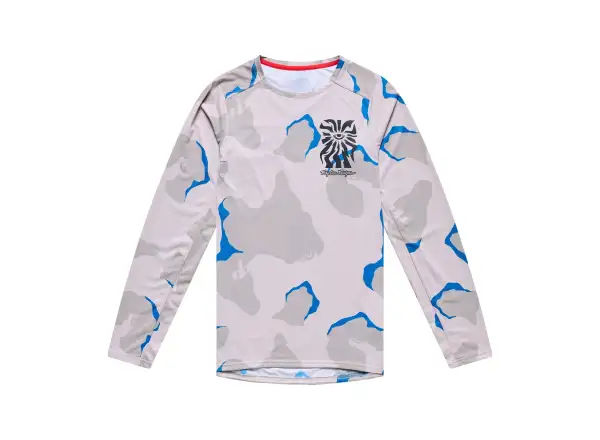 Troy Lee Designs Skyline Pro Herren-Trikot langärmlig Flow Camo Pumice