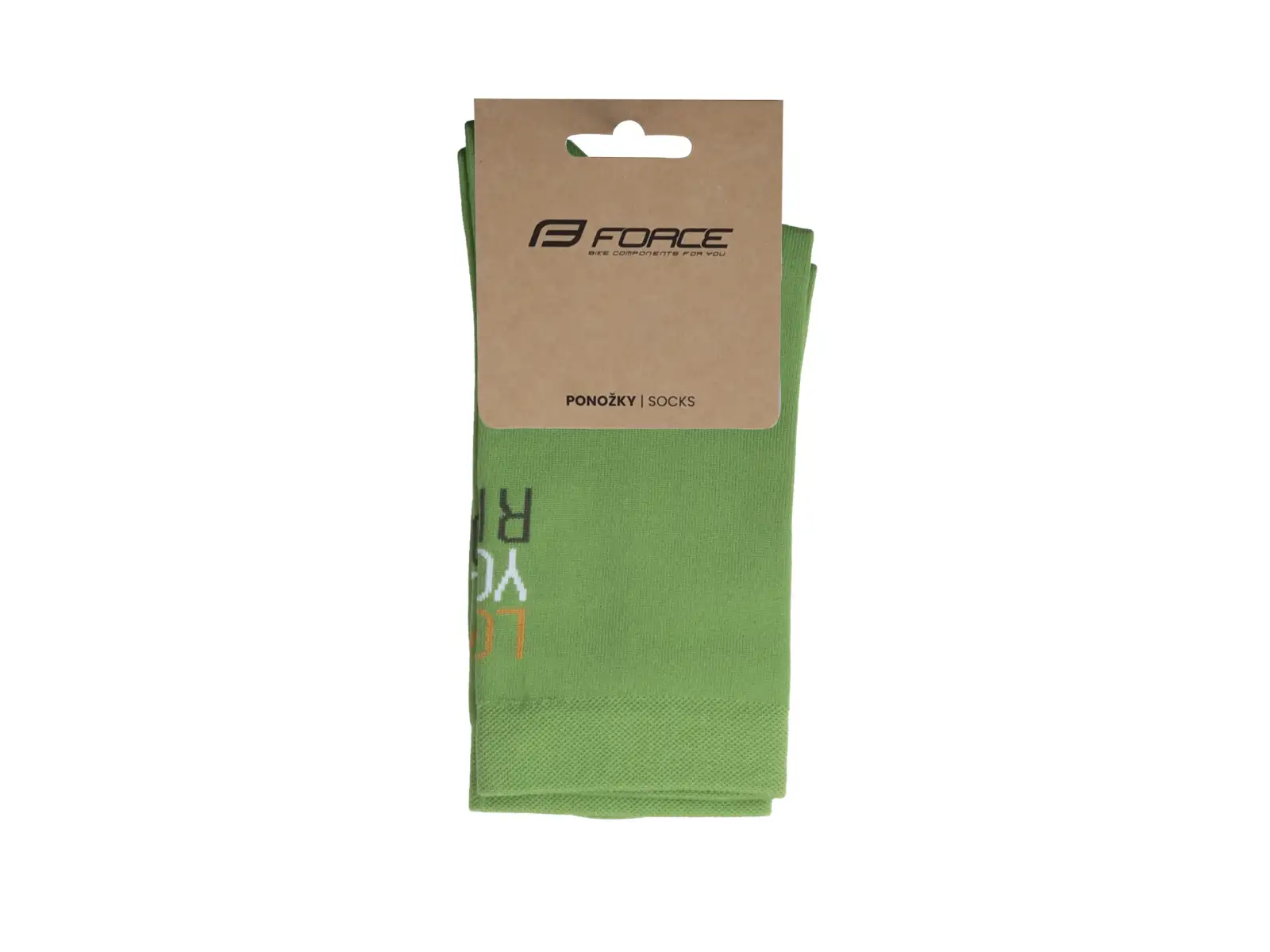 Force Love Your Ride Fahrradsocken grün