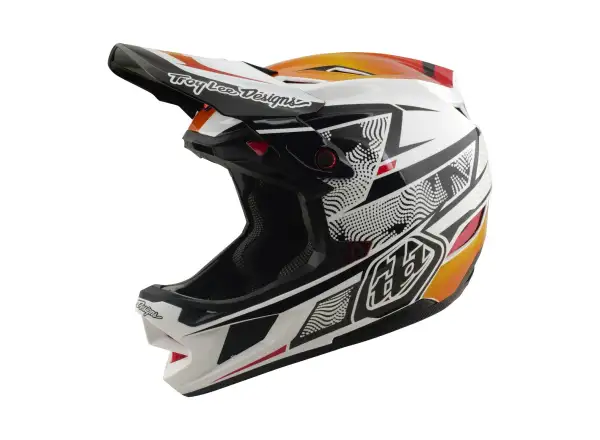 Troy Lee Designs D4 Composite MIPS Helm Lined up White