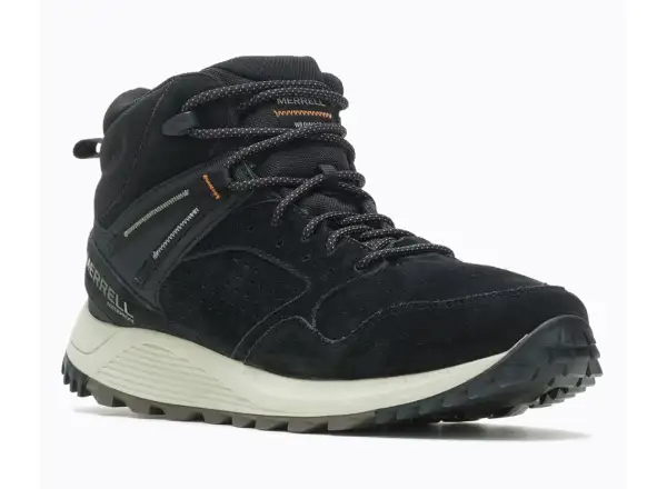 Merrell Wildwood Sneaker Boot MID WP Herren-Wanderrstiefel Schwarz