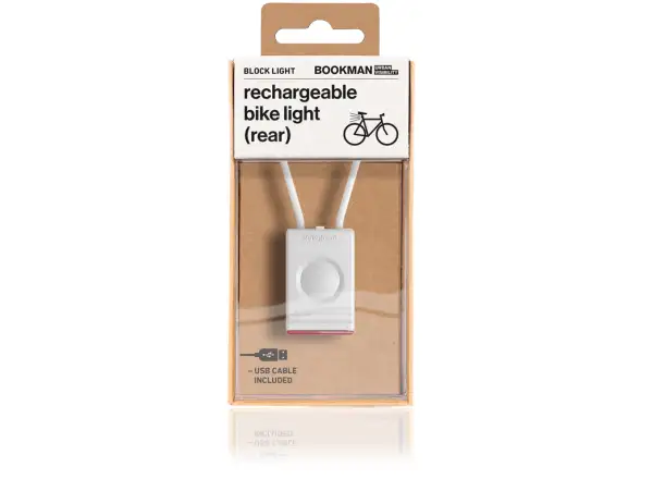 Bookman Rücklicht USB White
