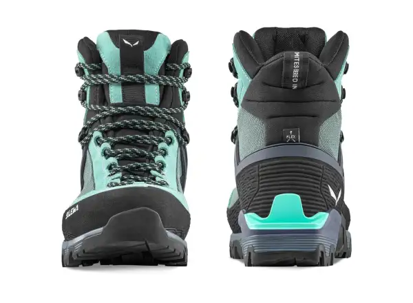 Salewa Mountain Trainer 3 Tech Mid GTX Damen Wanderschuhe Willow/Orion Blue