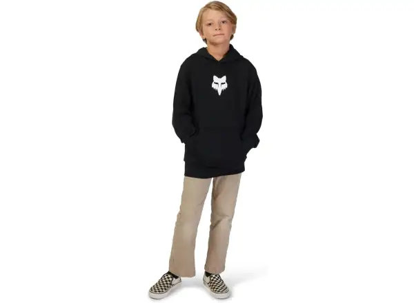 Fox Yth Legacy Fleece Po Kinder Hoodies Heather Graphite Grey