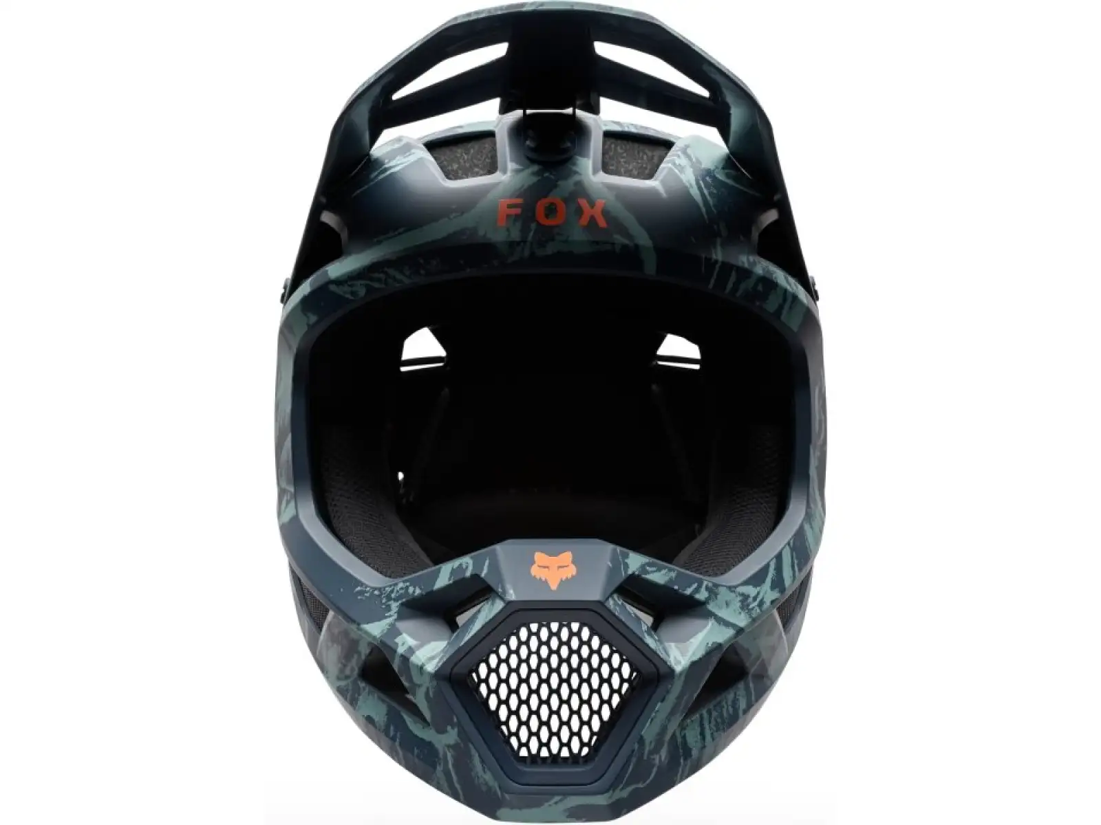 Fox Rampage Image Print Kinderhelm Arctic Blue