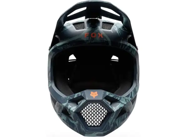 Fox Rampage Image Print Kinderhelm Arctic Blue