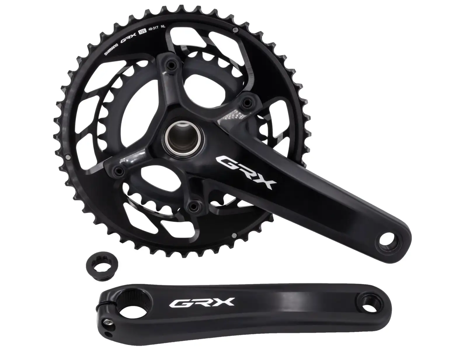Shimano GRX FC-RX820-2 Kurbelgarnitur 2x12 48/31 Zähne