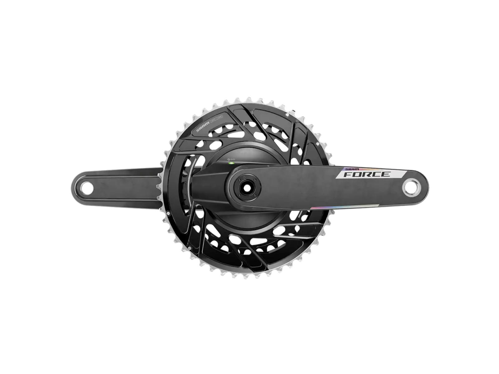 SRAM Force E1 DUB Kurbelgarnitur – mit Powermeter & 50/37 Z. Kettenblättern