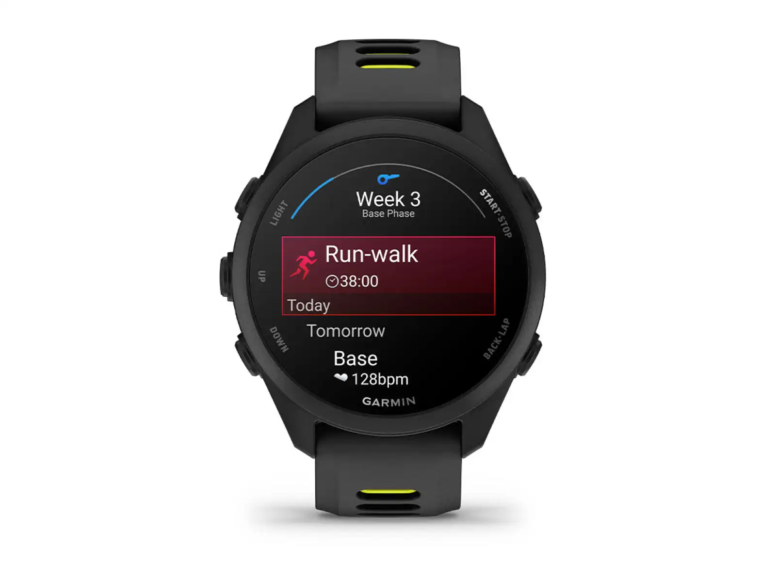 Garmin Forerunner 170 Black mit Armband Black/Amp Yellow