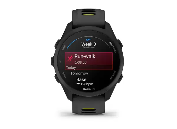 Garmin Forerunner 170 Black mit Armband Black/Amp Yellow