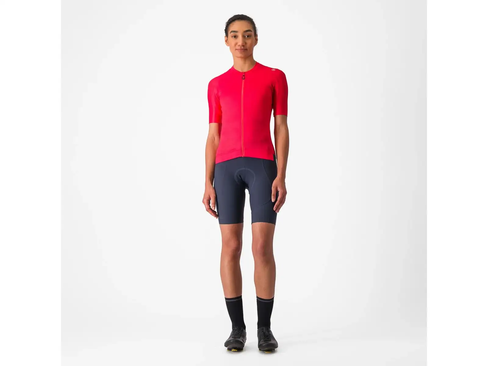 Castelli Espresso Damen-Trikot Kurzarm Hibiscus