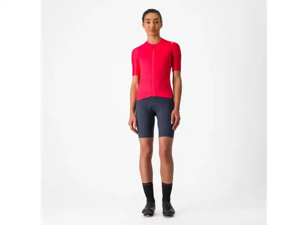 Castelli Espresso Damen-Trikot Kurzarm Hibiscus