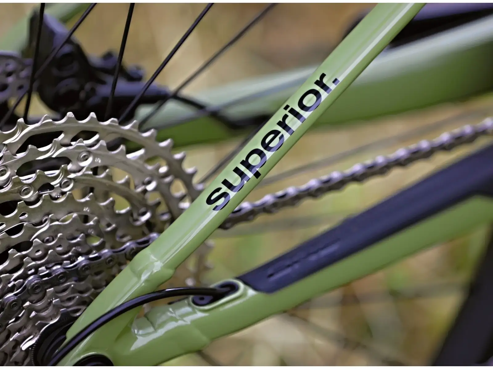 Superior XF 6.2 DC Mountainbike in Gloss Olive.