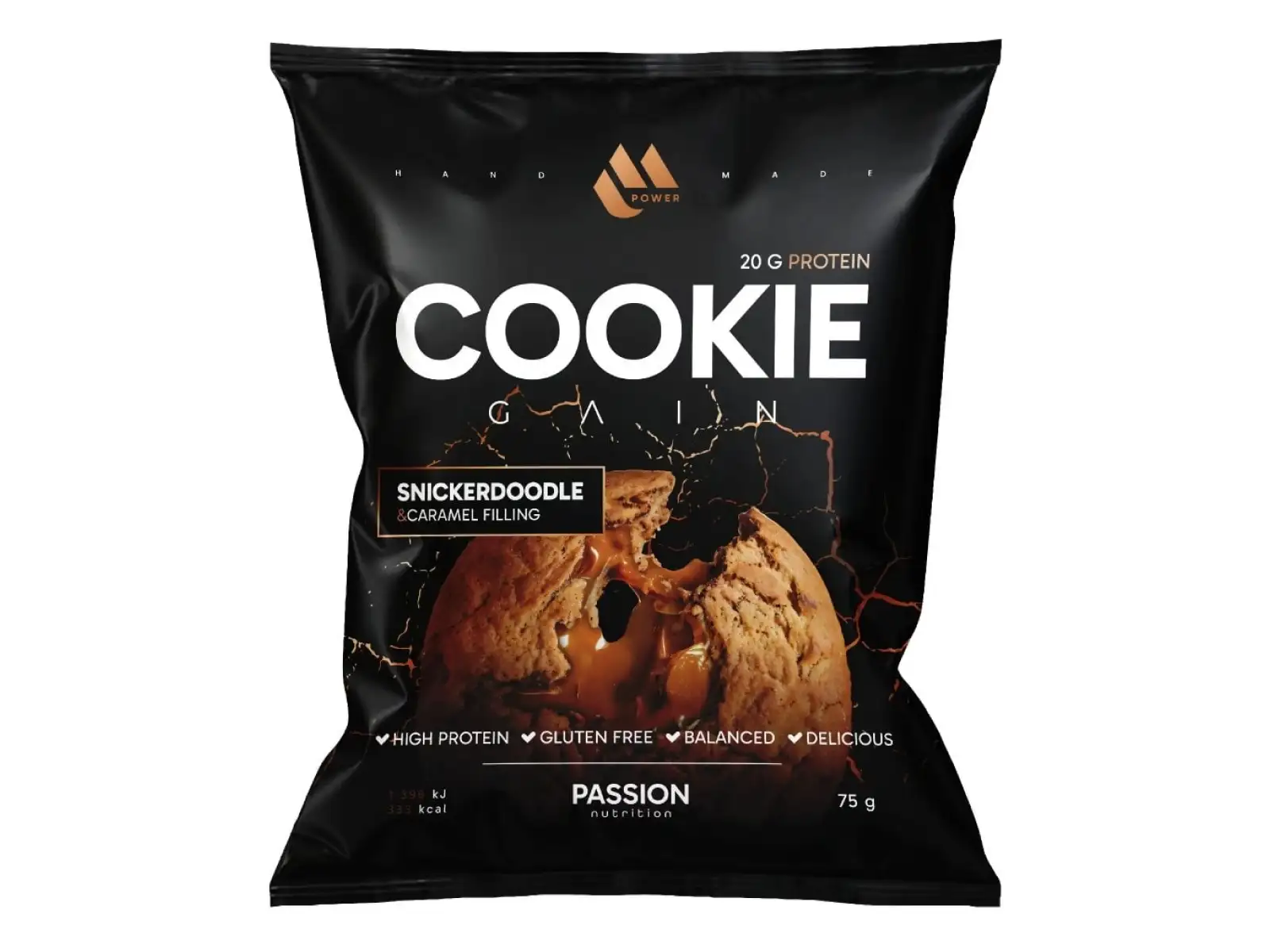 Passion MPower Cookie Gain 75g Snickerdoodle Karamellfüllung