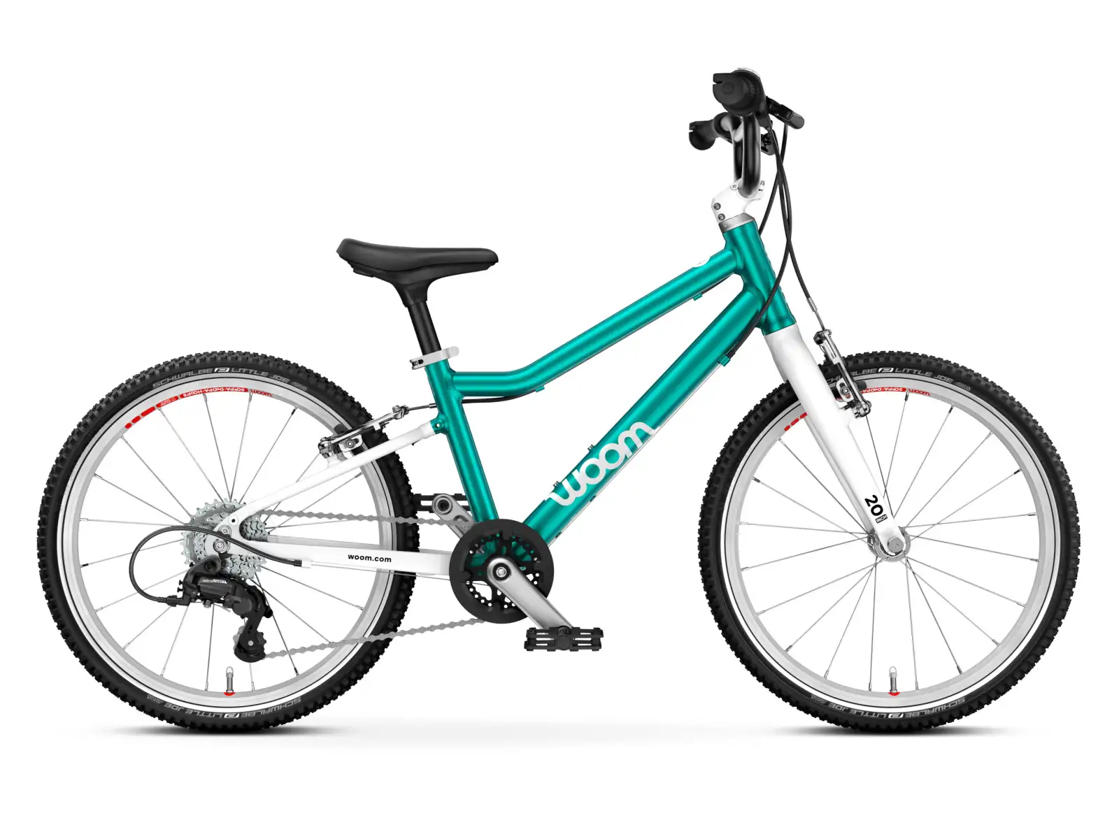 Woom GO 4 Metallic Turquoise 20 Kinderfahrrad