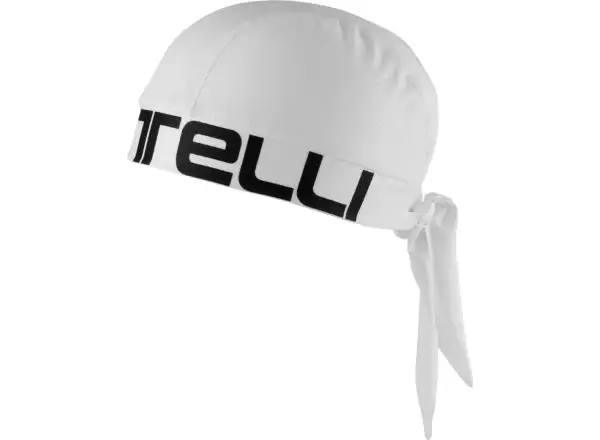 Castelli Bandana Tuch weiß/schwarz