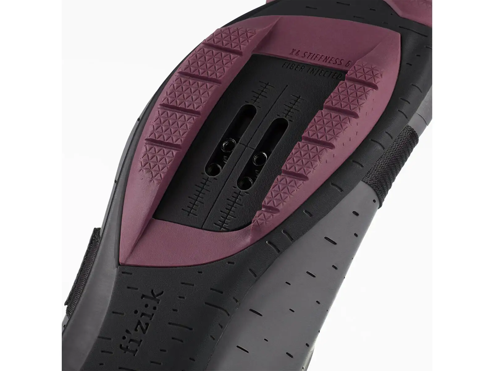 Fizik Terra Powerstrap X4 Gravel Herren-Radschuhe Anthracite/Grape