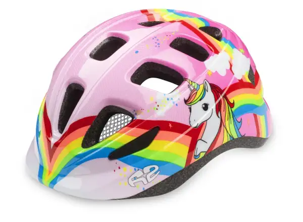 R2 Bunny Kinderfahrradhelm pink/weiß