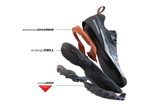 Salomon X Ultra 360 GTX Herren Wanderschuhe Carbon/India Ink/Deep Dive