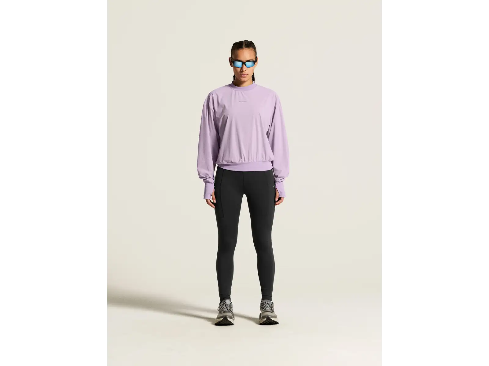 Craft Hypervent Wind Top Damen Langarmshirt lila