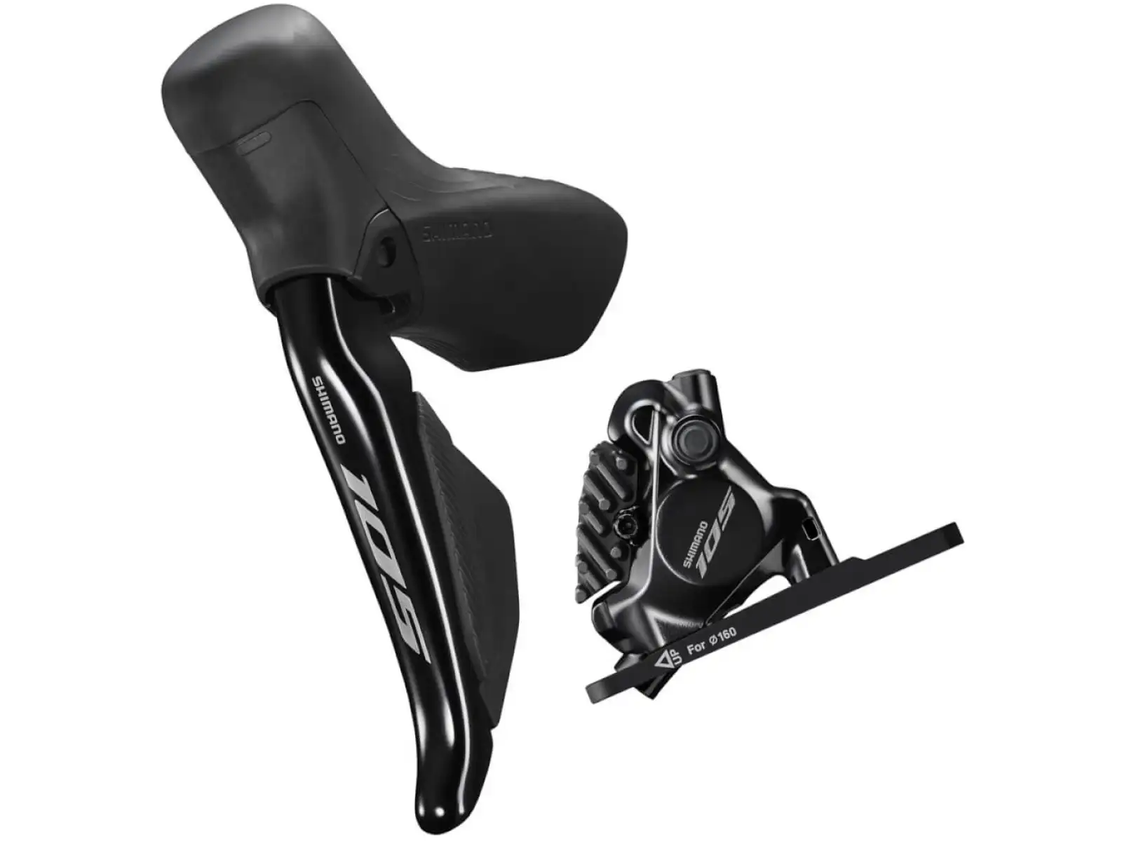 Shimano 105 ST-R7170 Di2 / BR-R7170 2-fach Schalt-/Bremsgriff und Vorderer FM Bremssattel
