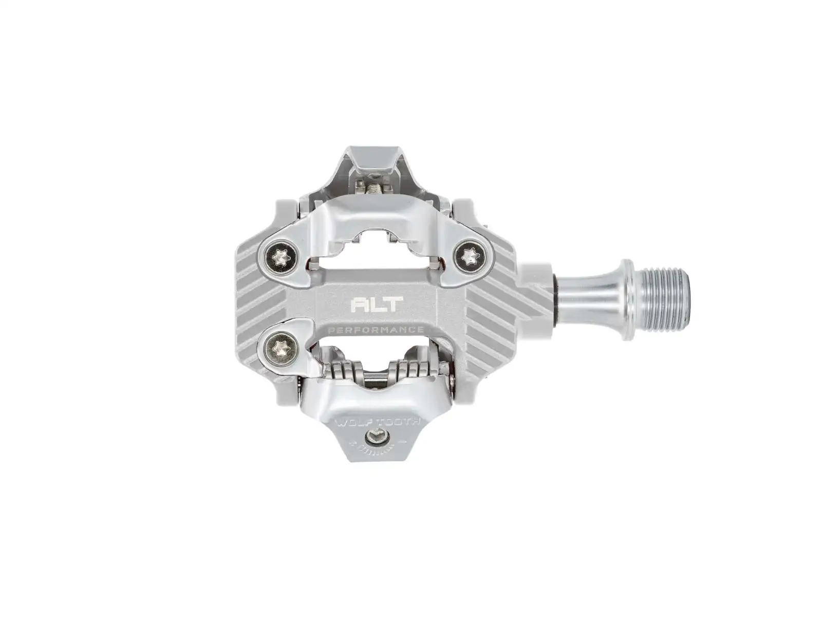 Wolf Tooth ALT XC Clipless Performance Pedale raw silver