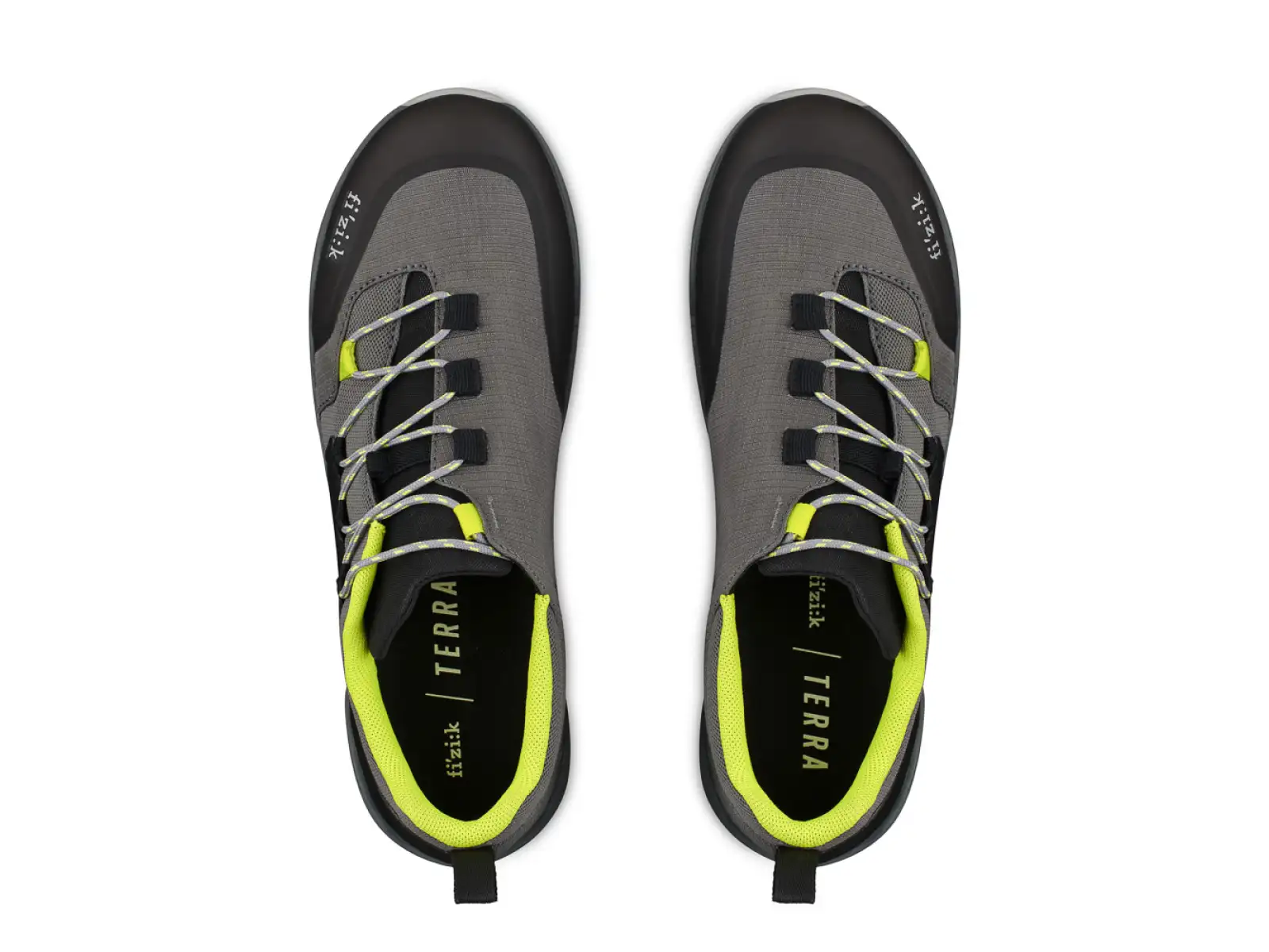 Fizik Terra Ergolace X2 MTB Herren Radschuhe Grey/Yellow Fluo