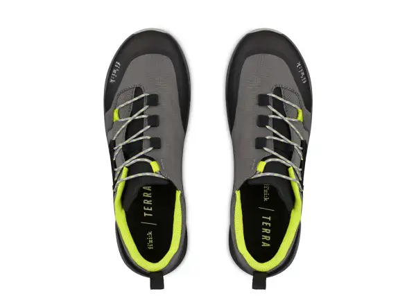 Fizik Terra Ergolace X2 MTB Herren Radschuhe Grey/Yellow Fluo
