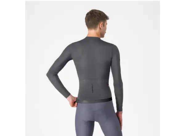 Castelli Espresso 2 Herren-Trikot Langarm Smoky Gray