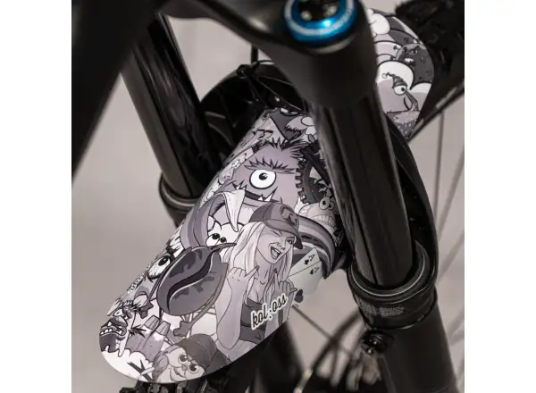 Rie:sel Design Kol:oss Schmutzfänger Stickerbomb Blickfang Ultra Schwarz