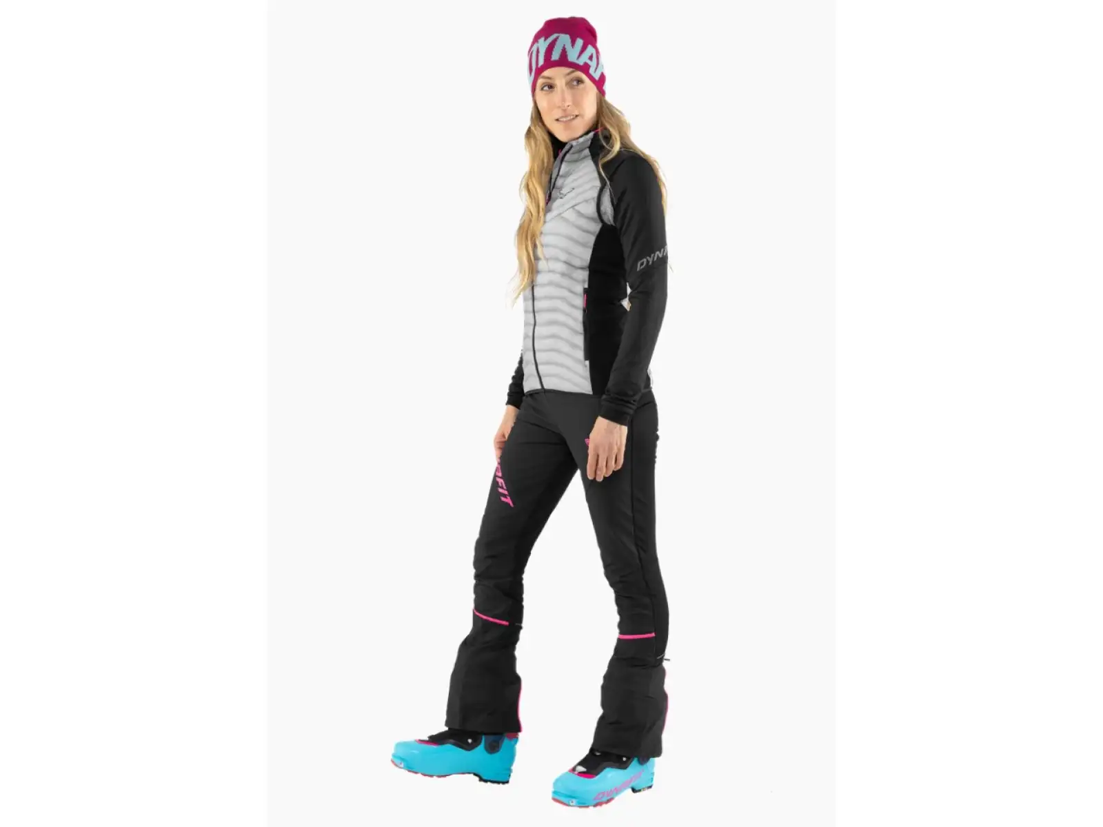 Dynafit Speed Dynastretch Damenhose Black Out/Pink Glo.