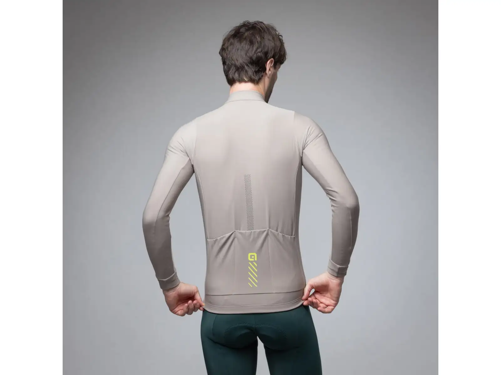Alé Pragma Fondo 3.0 Herren Thermotrikot Langarm Rope Grey