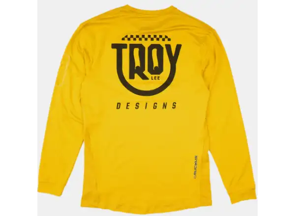 Troy Lee Designs Skyline Ruckus Ride Kindertrikot langärmlig Eyez Safron