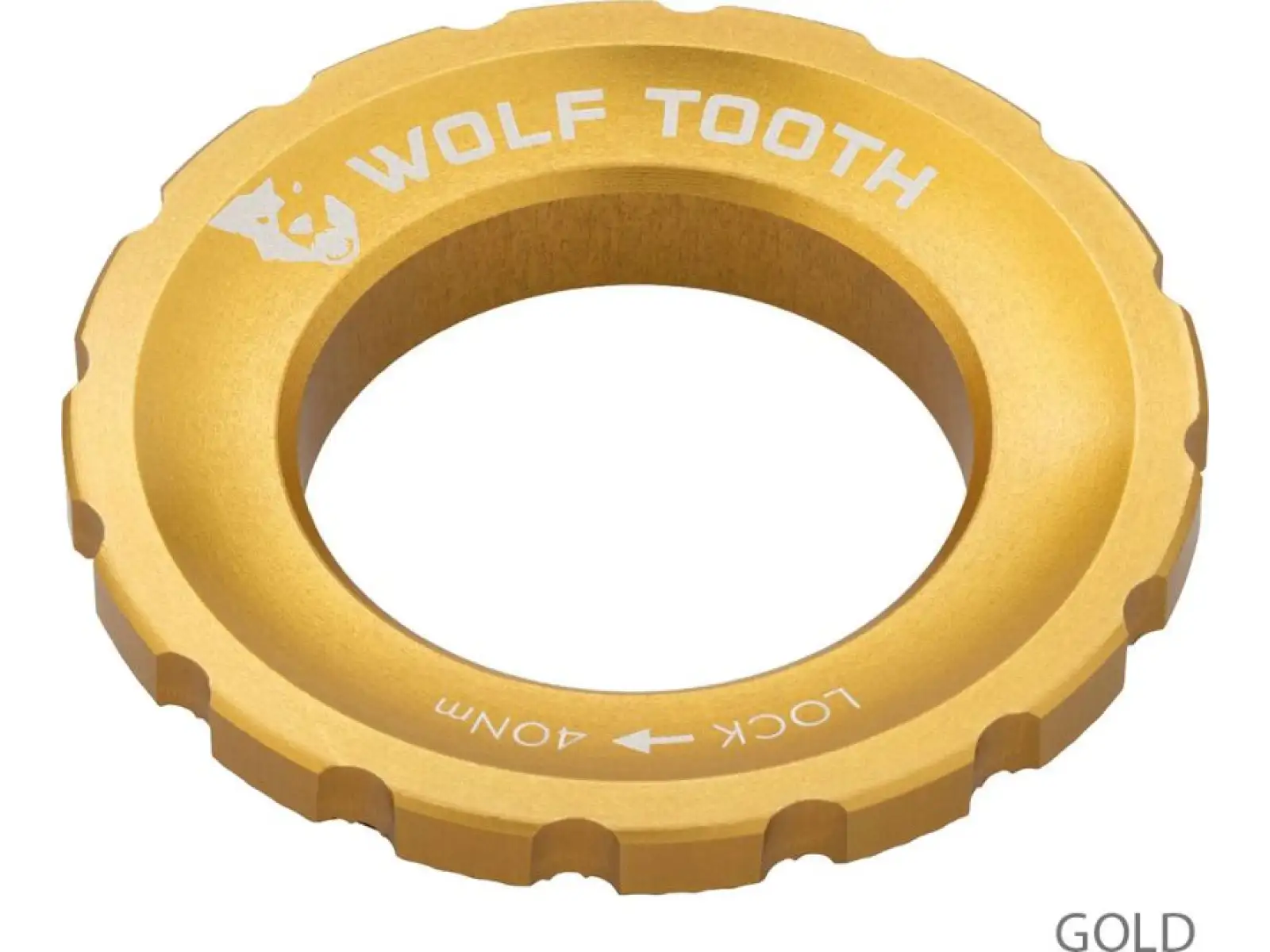 Wolf Tooth Centerlock Außenmutter Gold