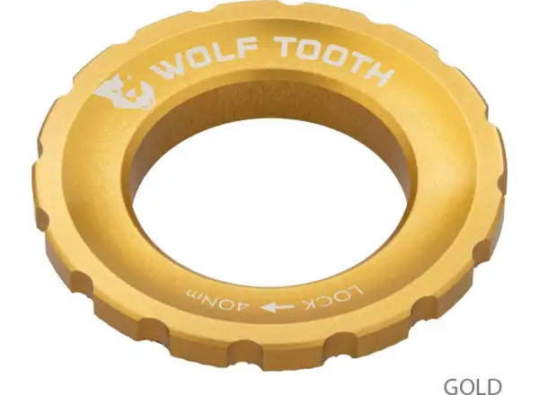 Wolf Tooth Centerlock Außenmutter Gold