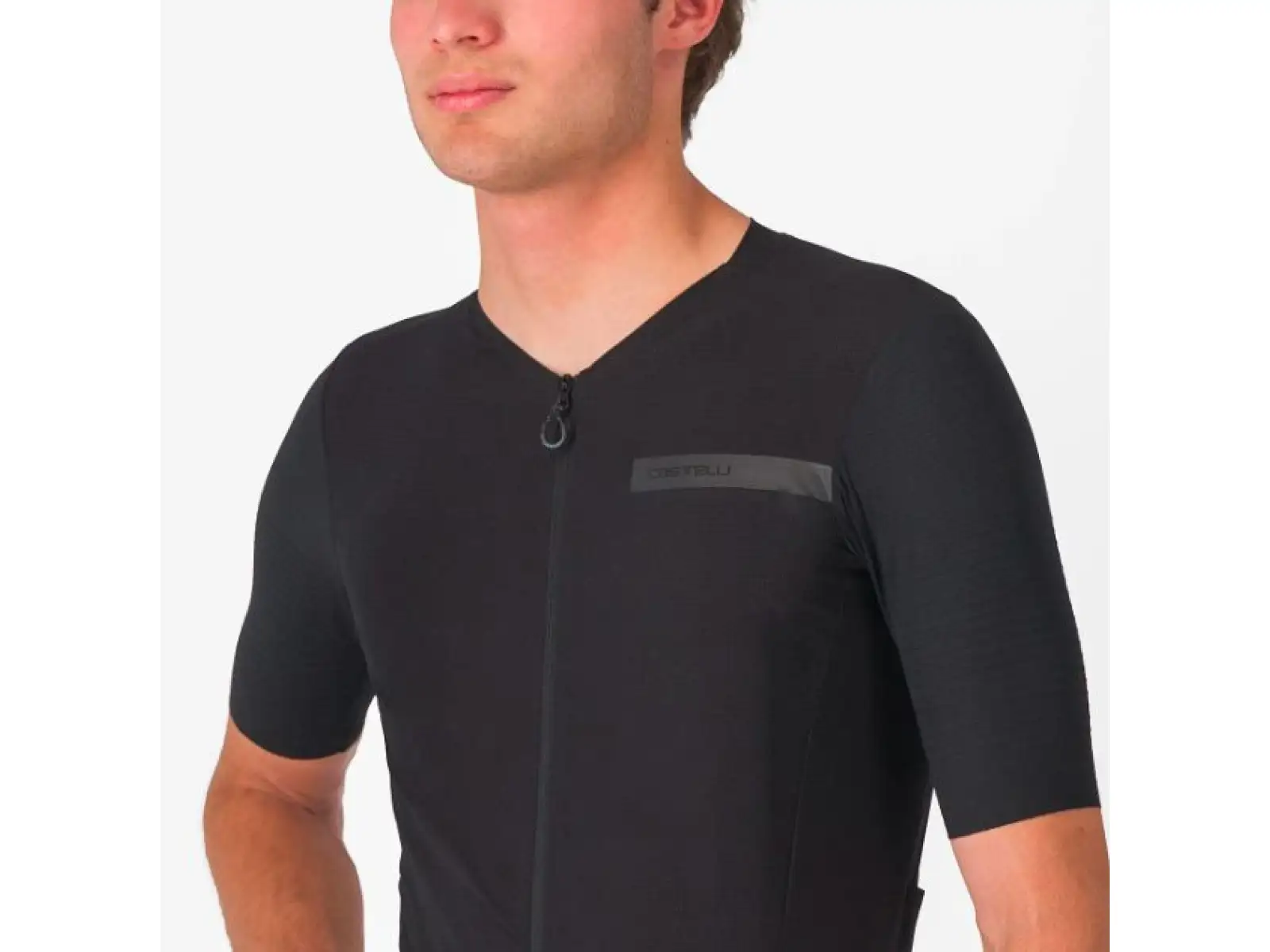 Castelli Premio Evo Herren Trikot Kurzarm Light Black