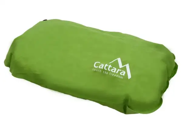 Cattara Kissen selbstaufblasend 50x30x13cm grün