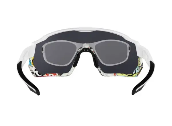 Die Force Drift Herrenbrille in Weiß/Vivid/Schwarz-Kontrast. Linse.