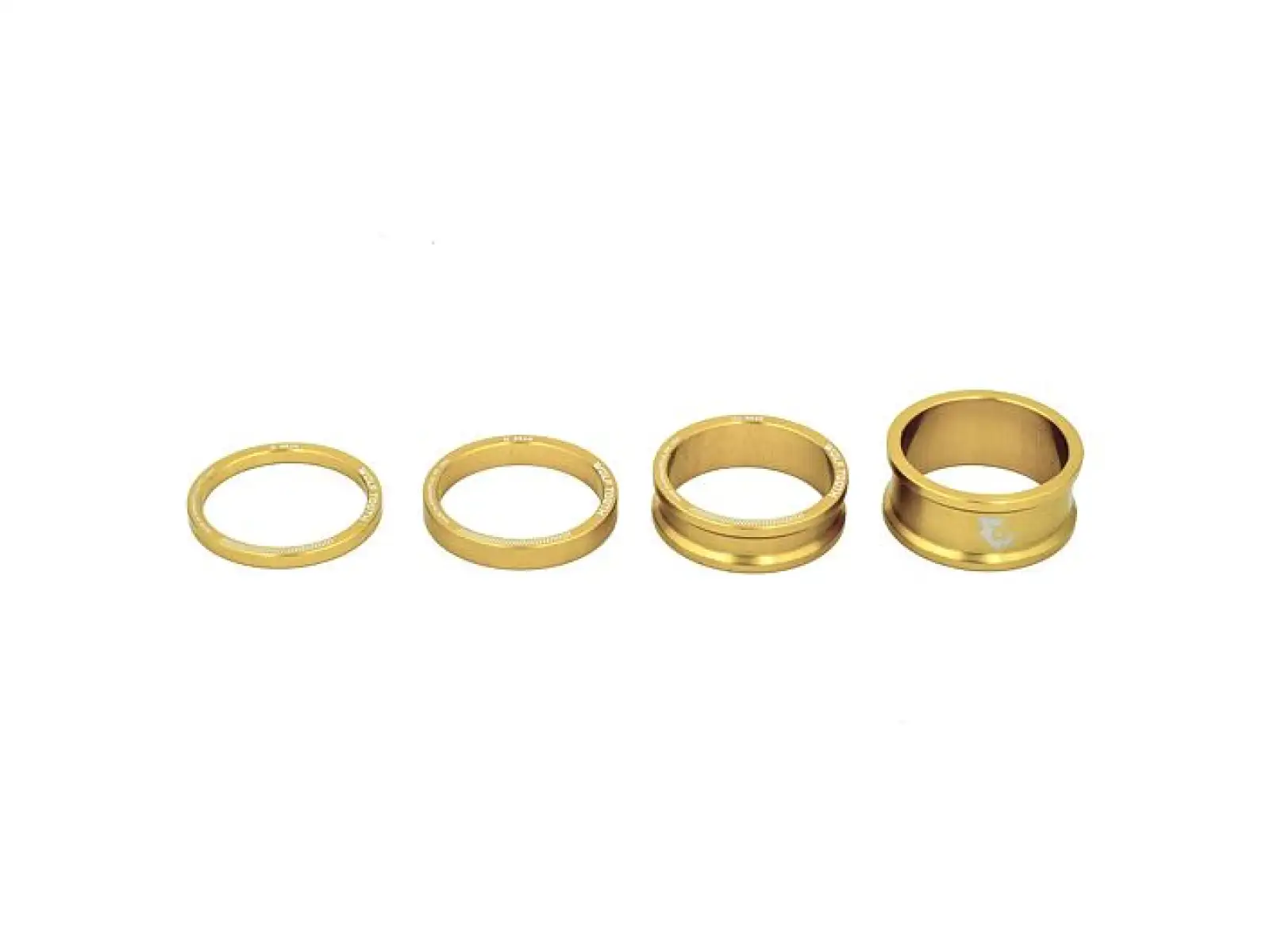 Wolf Tooth Scheibensatz 3,5,10,15 mm für Vorbau 1 1/8" gold