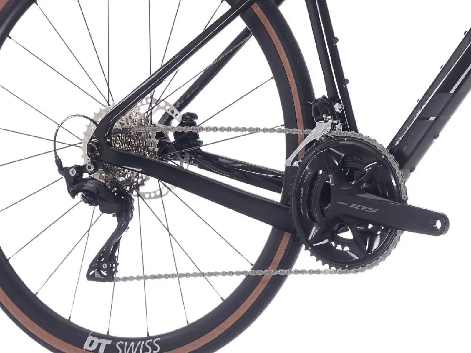 Rock Machine Lukk CR 80 Gravelrad Gloss Metallic Black