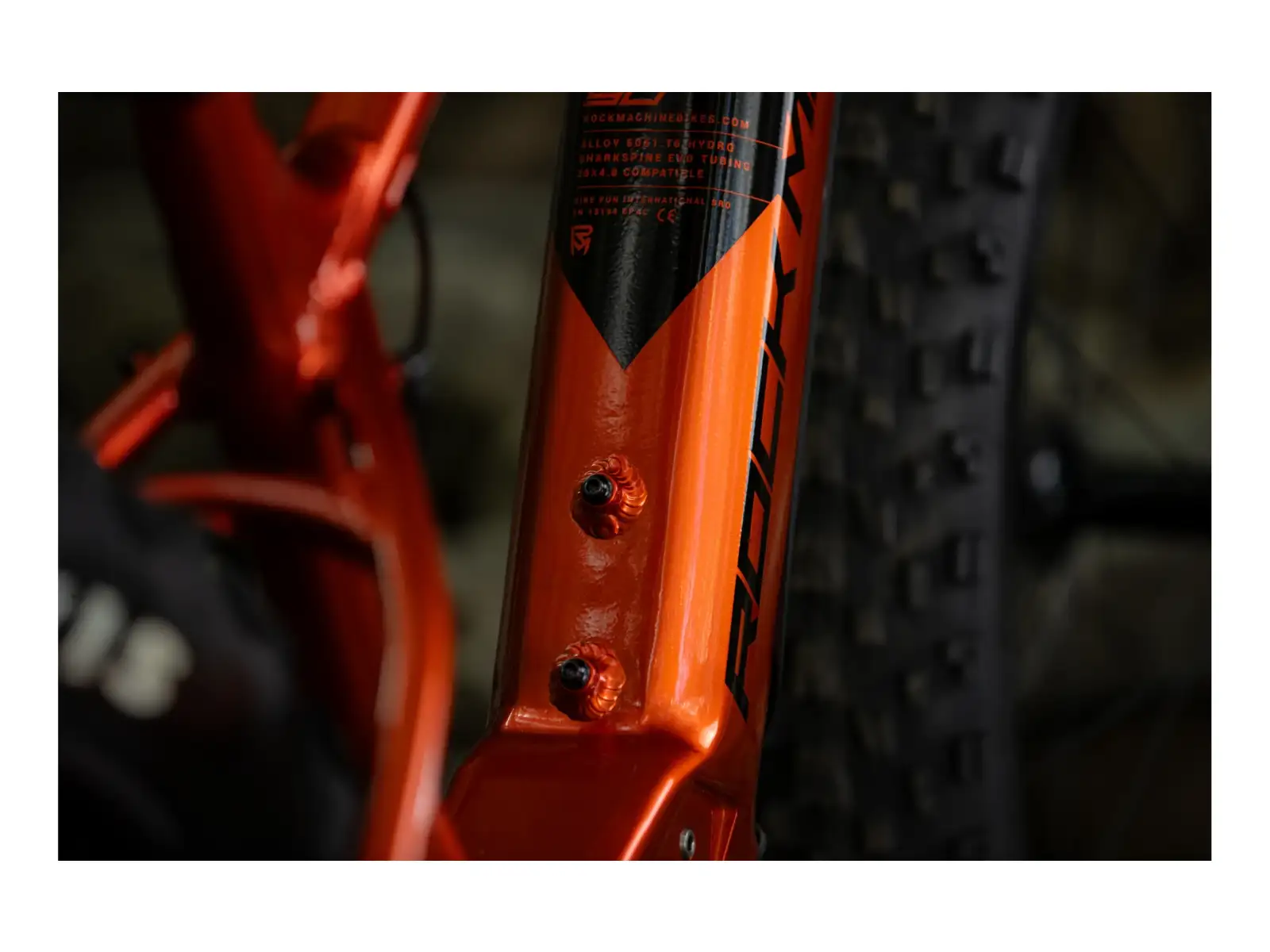 Rock Machine VYÖRY e90-26 Fatbike E-Bike Metallic Orange/Black MUSTER
