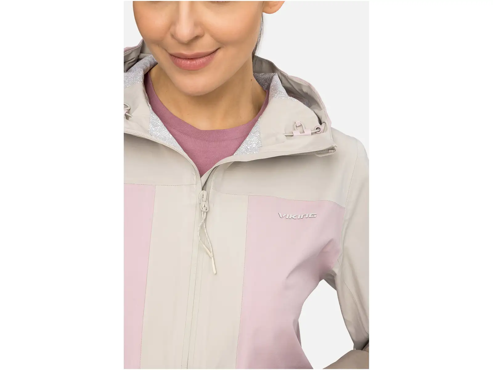Viking Numani Damenjacke Beige/Light pink