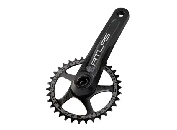 Race Face Atlas 175 mm Kurbeln ohne Kettenblatt Schwarz