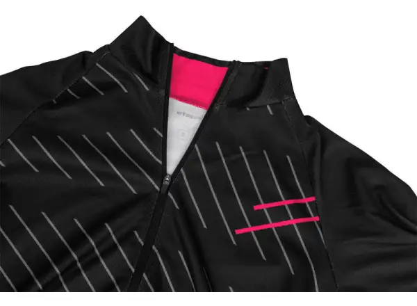 Etape Gaia 2.0 Damen Trikot Langarm schwarz/rosa
